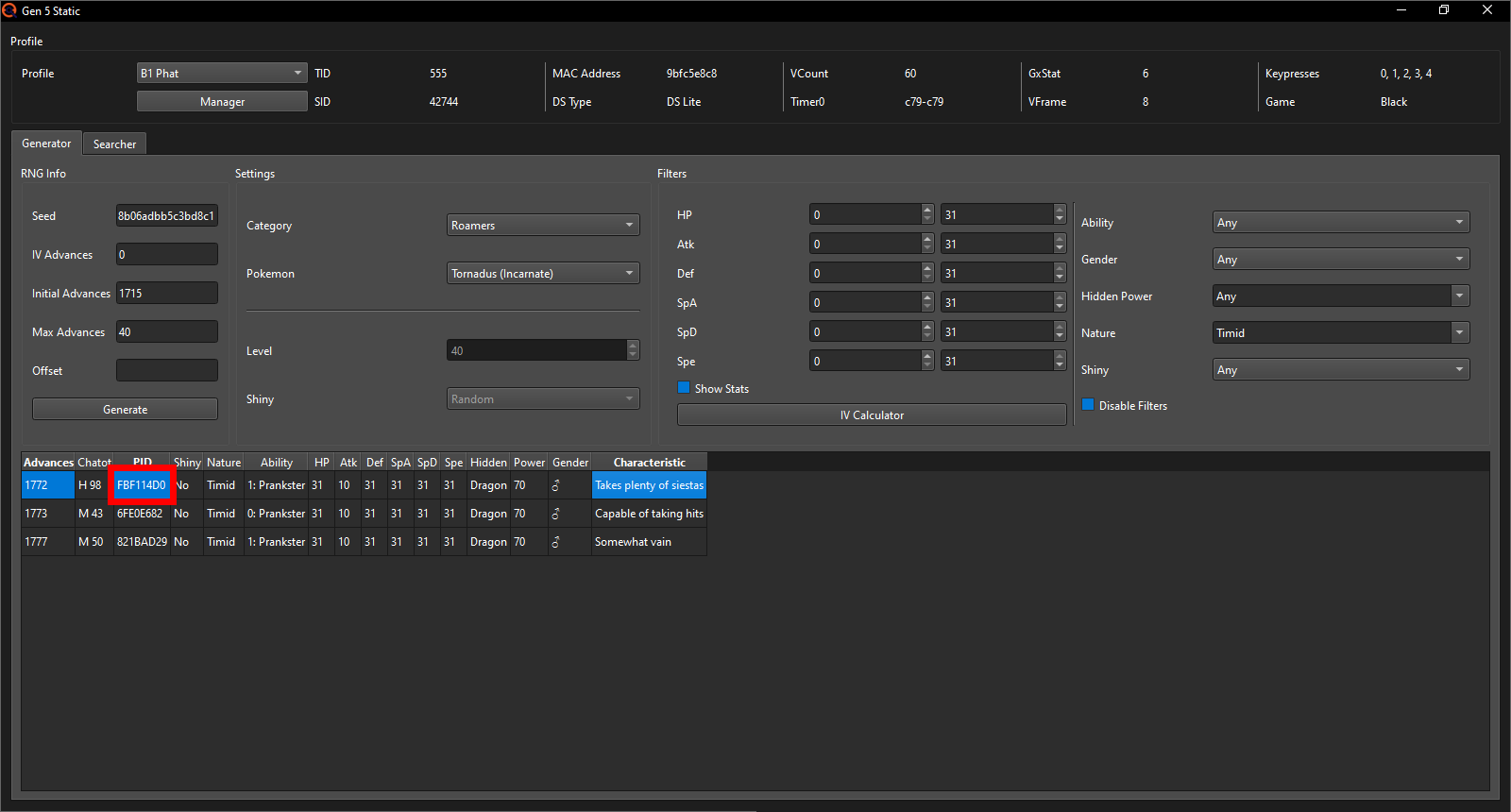 Write down the PID for later
